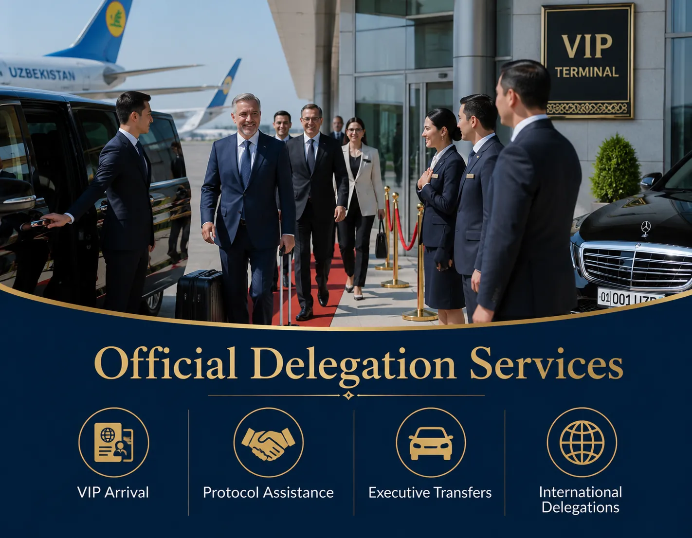 International business delegation travel in Uzbekistan