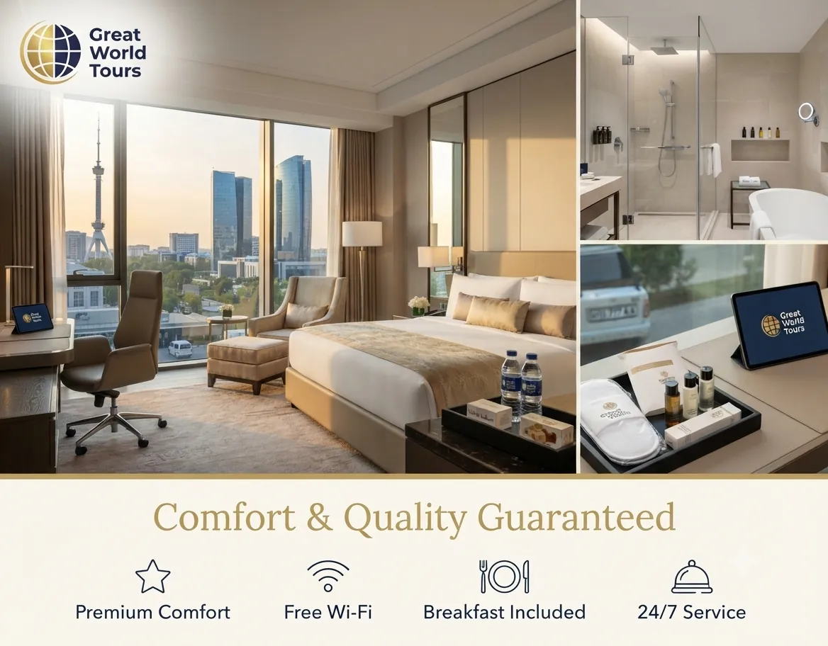Hotels serviced apartments and family accommodation Uzbekistan