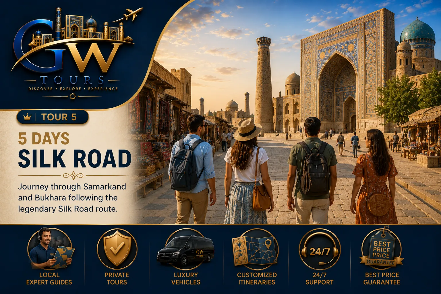 5 Days Silk Road Tour Uzbekistan