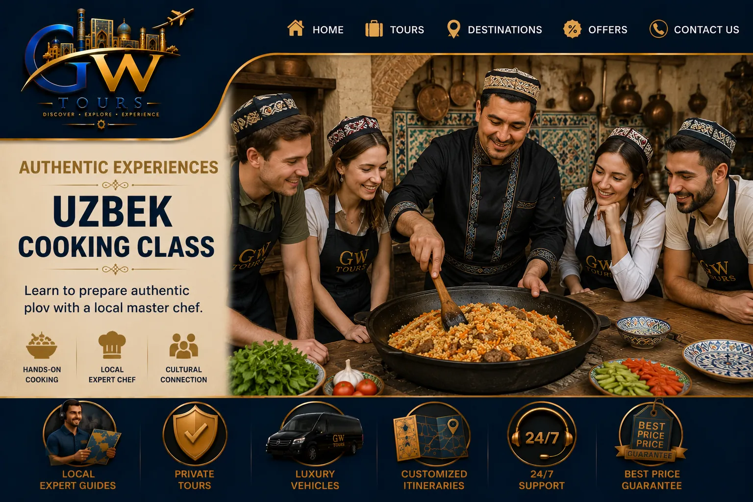 Uzbek Cooking Class Plov