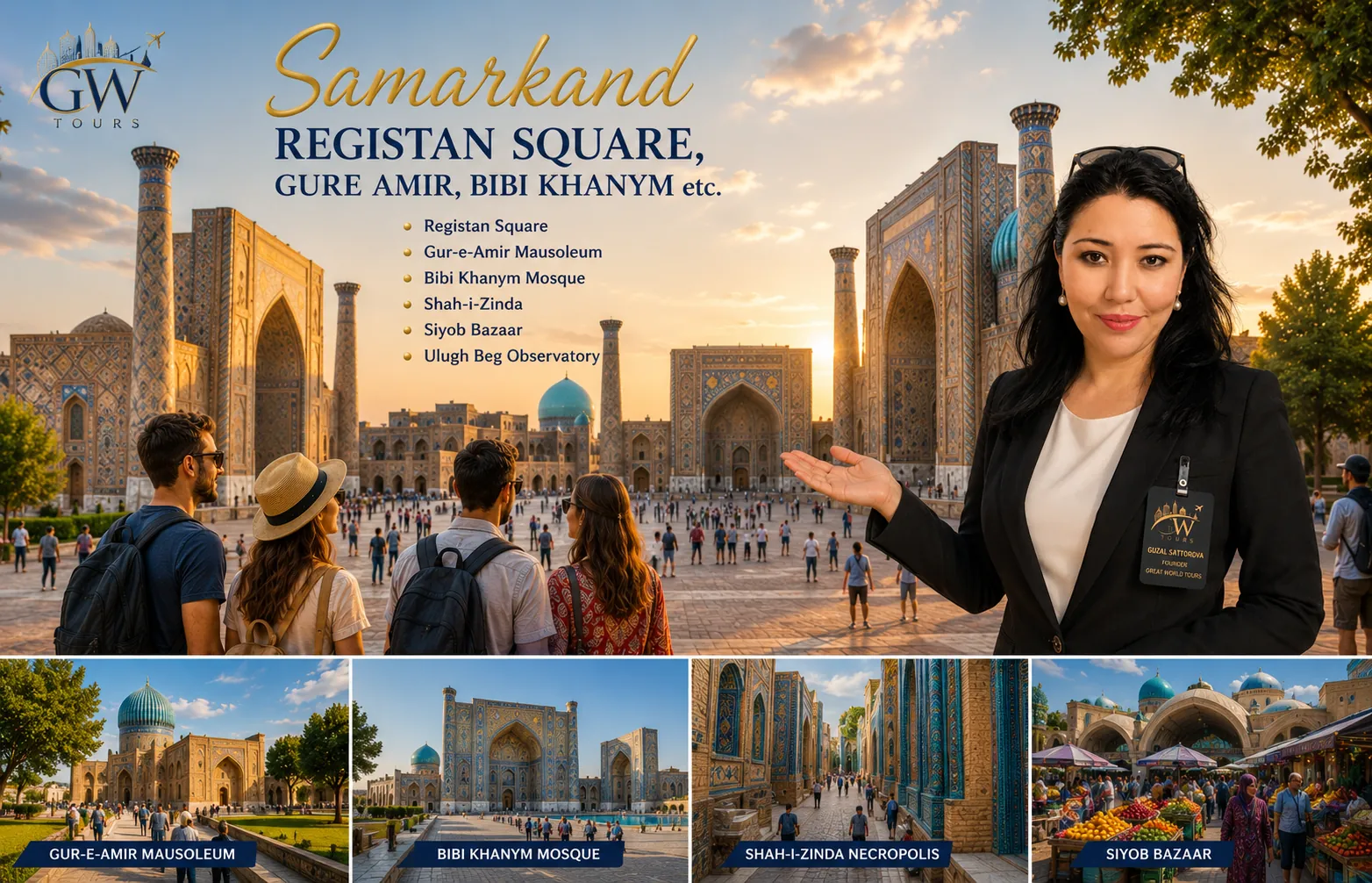 Registan Square Samarkand - Legendary Silk Road