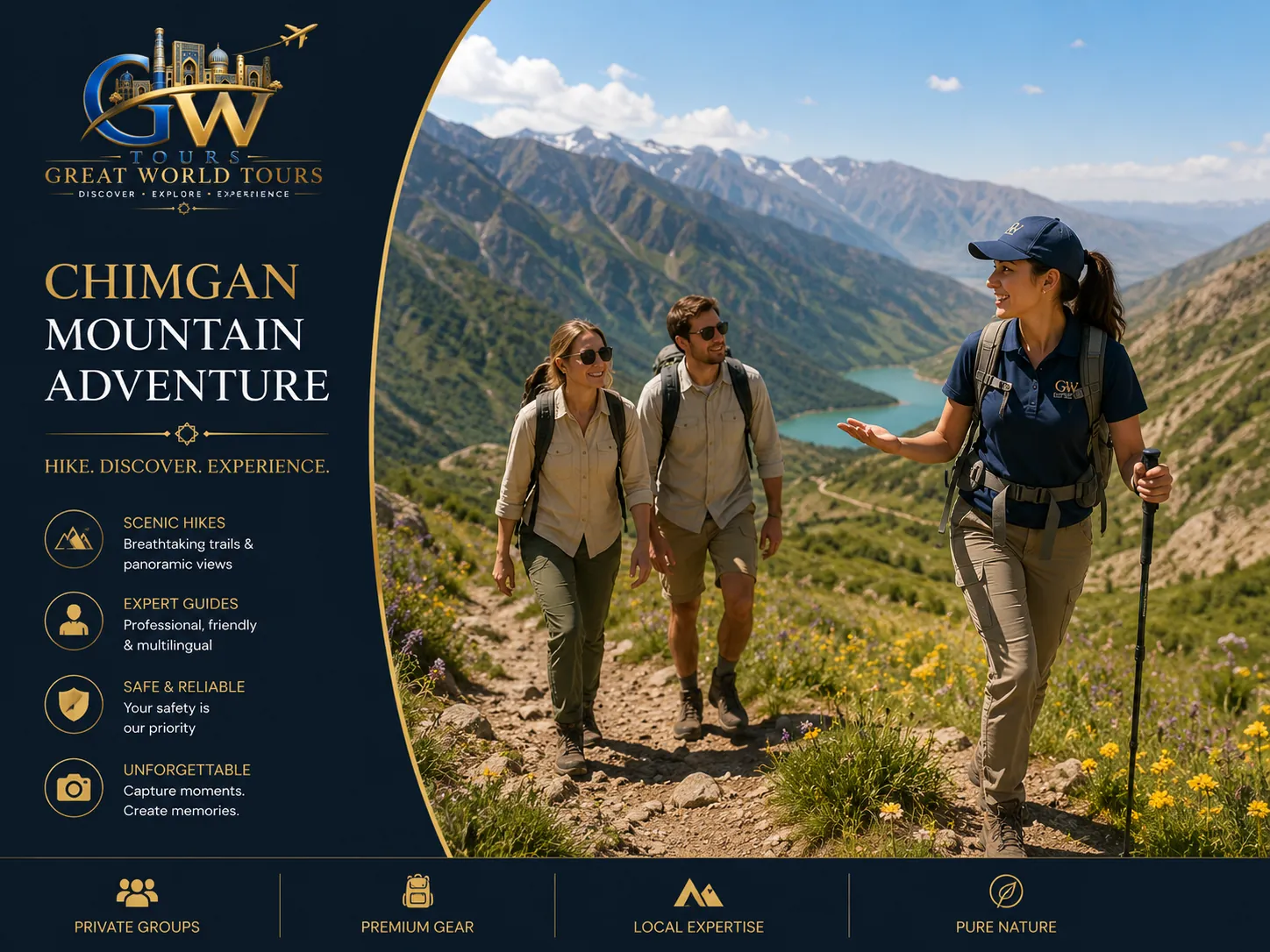 Mountain Hiking and Trekking in Chimgan Mountains Uzbekistan