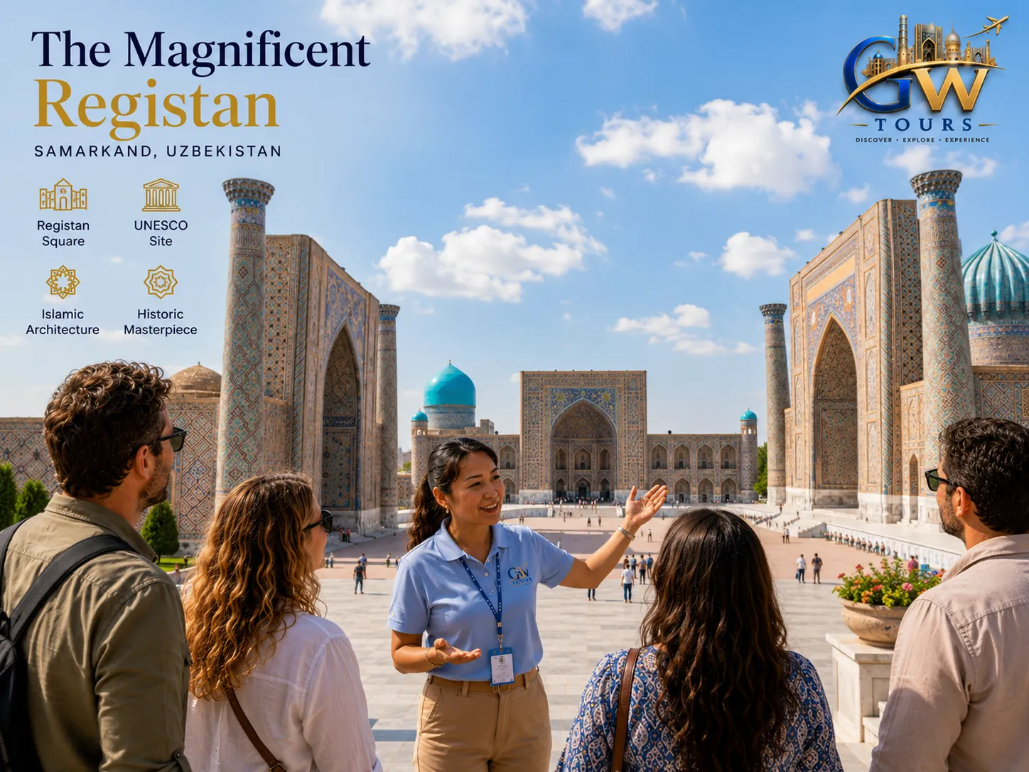 Registan Square in Samarkand, Uzbekistan – UNESCO World Heritage Site