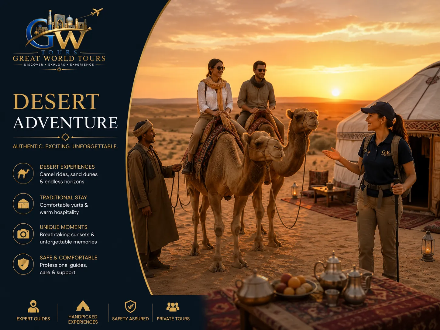 Desert Adventure and Yurt Camp in Kyzylkum Desert Uzbekistan