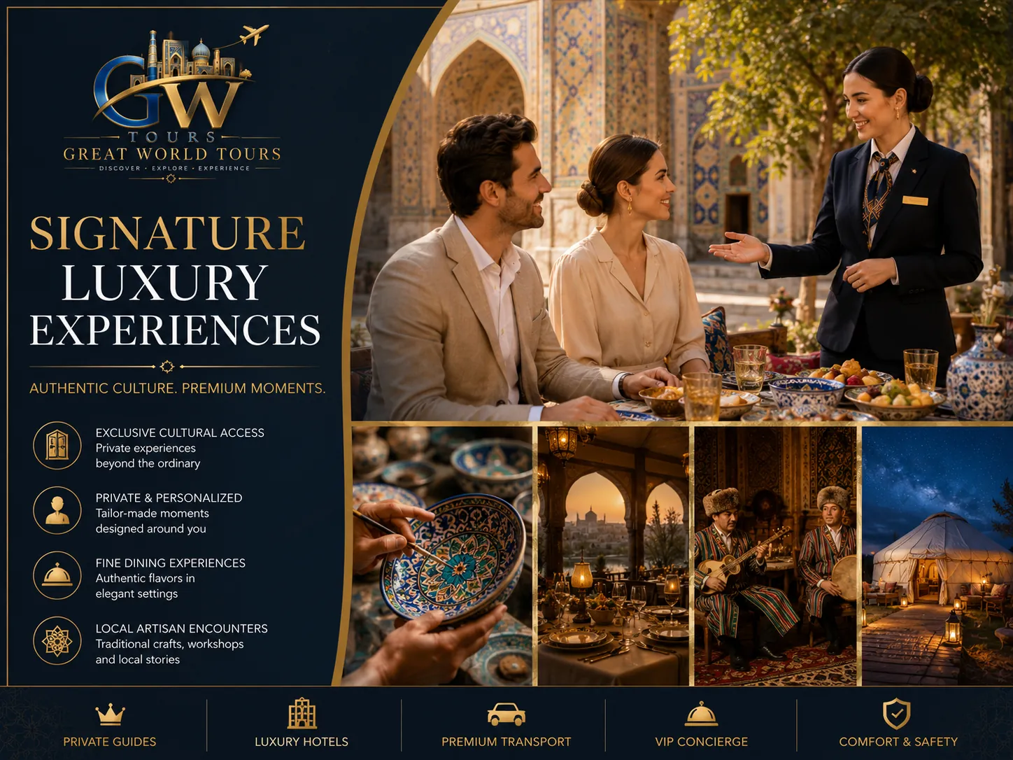 Signature Luxury Experiences in Uzbekistan - Great World Tours