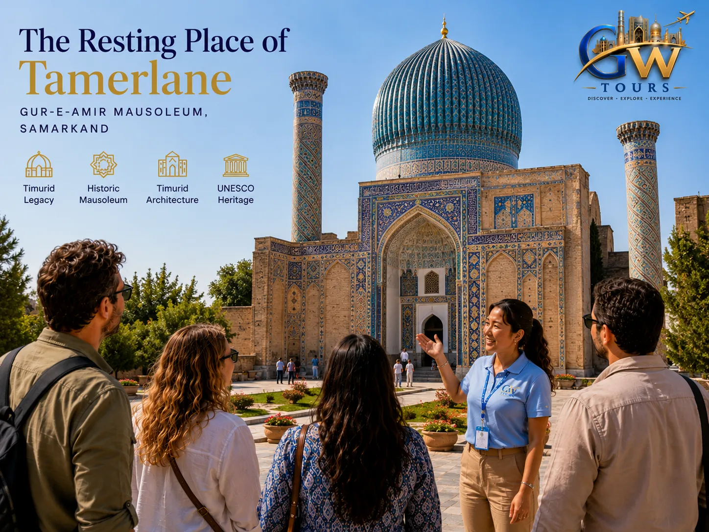 Gur-e-Amir Mausoleum in Samarkand, Uzbekistan – Final Resting Place of Timur