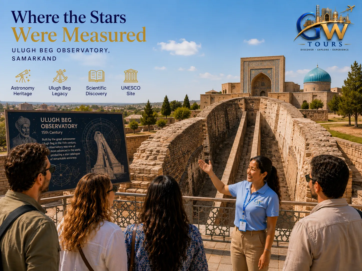 Ulugh Beg Observatory in Samarkand, Uzbekistan – Historic 15th Century Astronomical Observatory