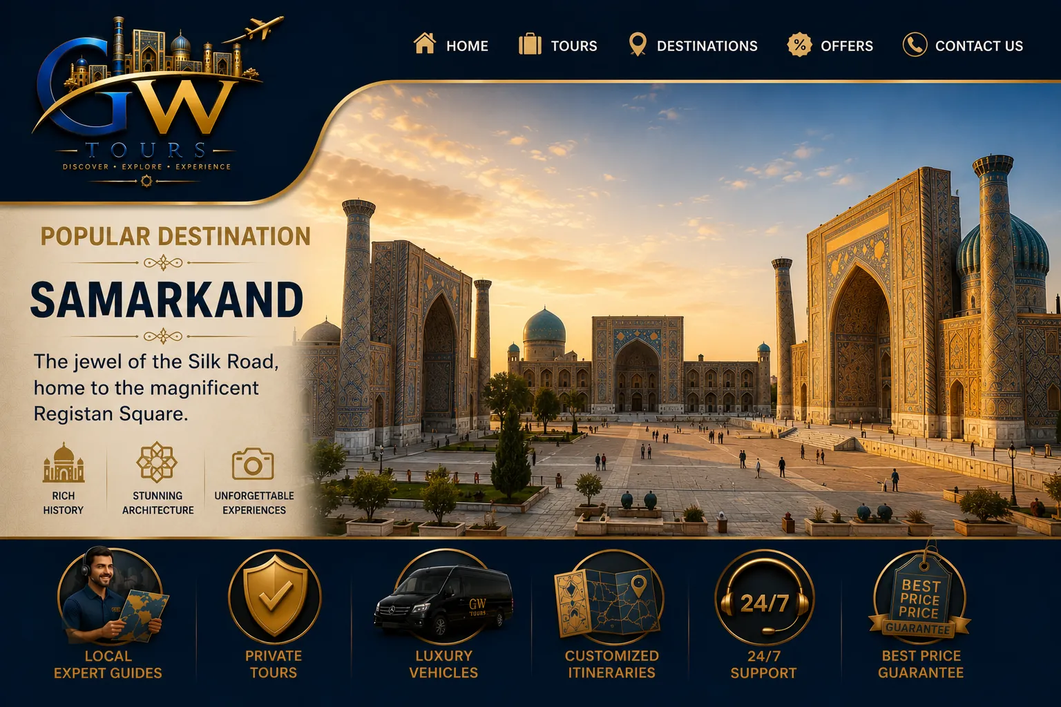 Samarkand Registan Square