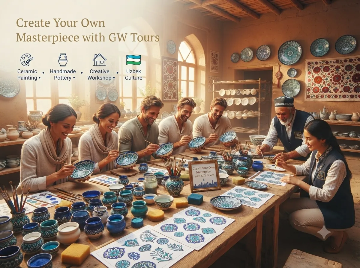 Welcoming artisan studio and cultural accommodation in Uzbekistan