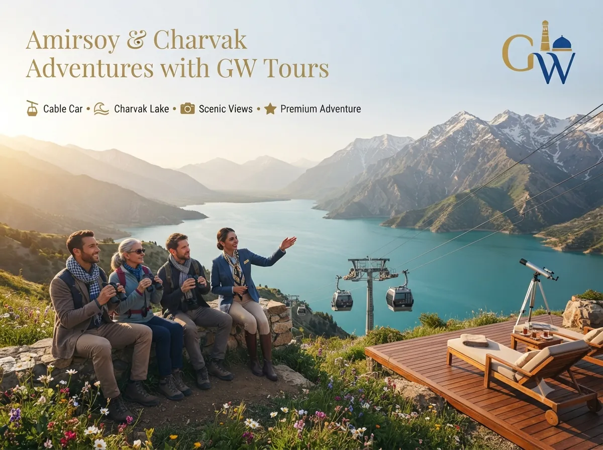 Comfortable mountain accommodation for hikers in Uzbekistan
