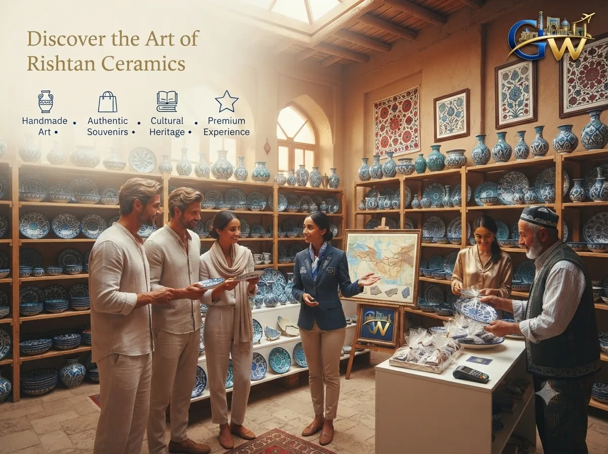 Uzbekistan ceramic traditions at a local pottery workshop