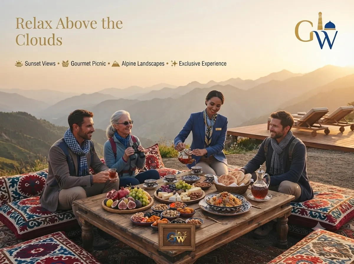 Uzbekistan mountain landscape connected to a Silk Road hiking itinerary