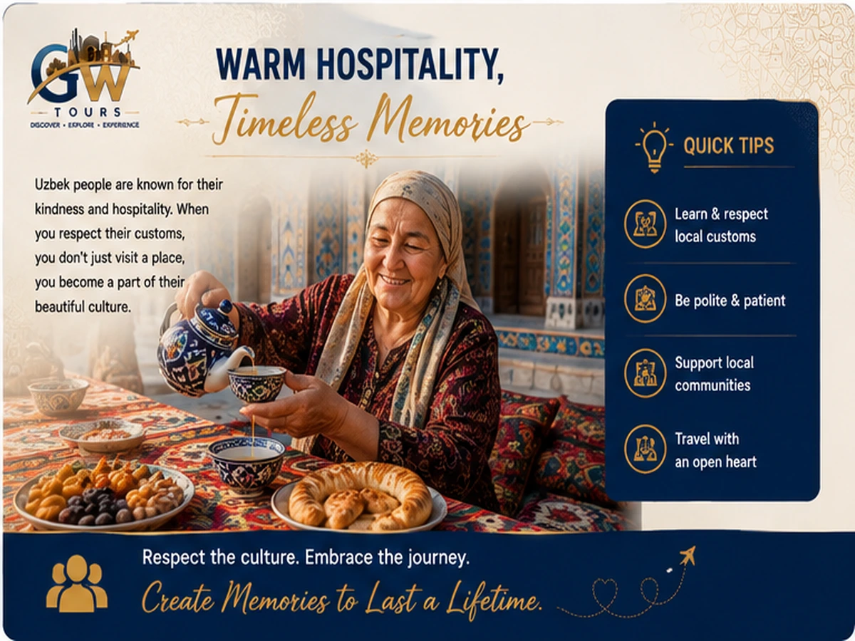 Representative Uzbekistan cultural and hospitality experience